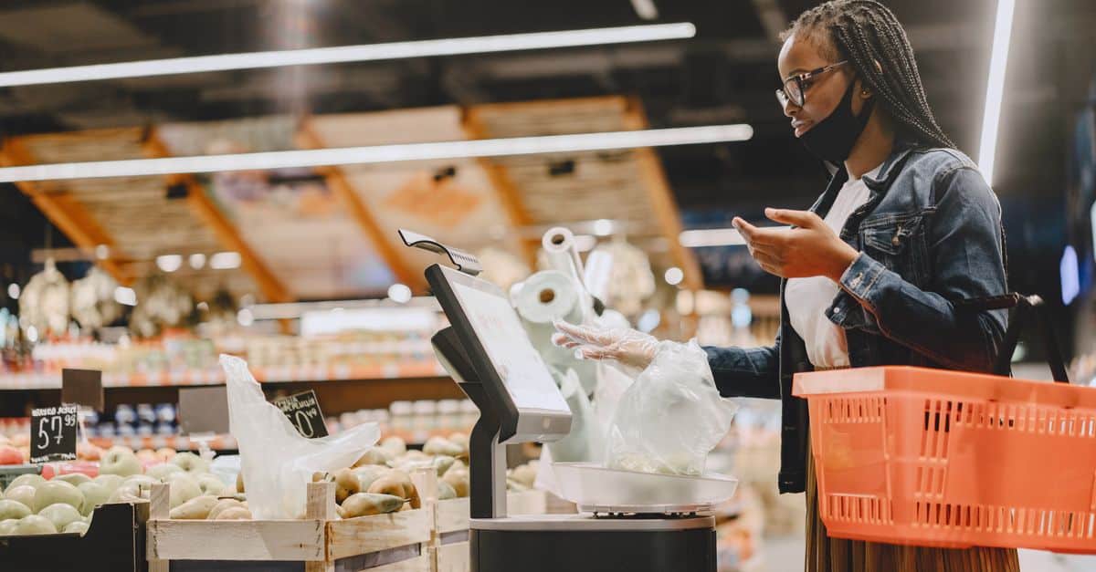 Afrekenen bij de zelfscankassa van Albert Heijn